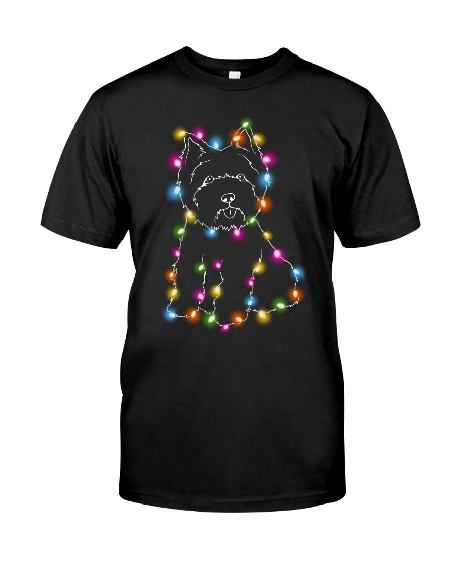 Christmas Light Westie Classic T-Shirt