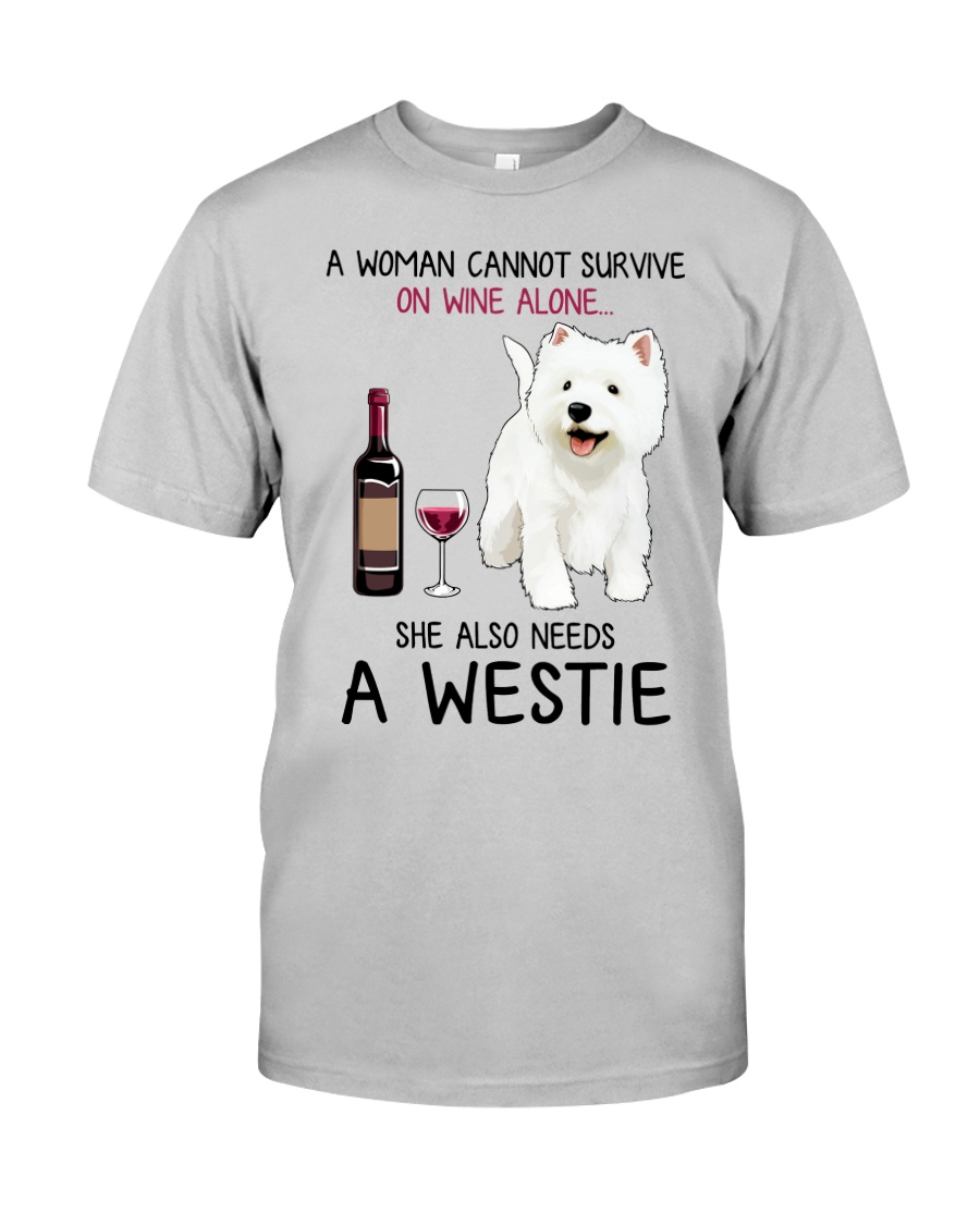 Wine and Westie 4 Classic T-Shirt