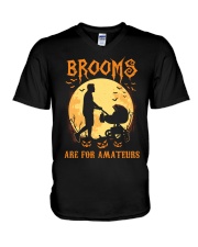 Stroller Brooms Are For Amateurs V-Neck T-Shirt thumbnail