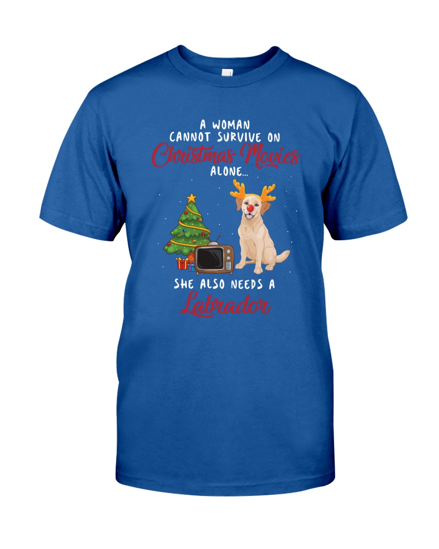 Christmas Movies and Labrador Classic T-Shirt