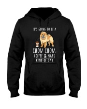 Chow Chow Coffee and Naps Hooded Sweatshirt thumbnail
