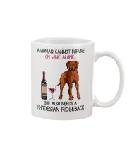 Wine and Rhodesian Ridgeback 2 Mug thumbnail