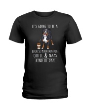 Bernese Mountain Coffee and Naps Ladies T-Shirt thumbnail
