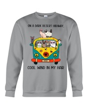 On A Dark Desert Highway Crewneck Sweatshirt thumbnail