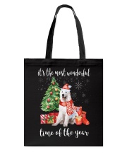 The Most Wonderful Xmas - Maremma Sheepdog Tote Bag thumbnail