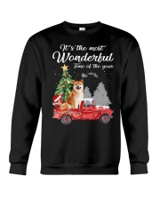 Wonderful Christmas with Truck - Shiba Inu Crewneck Sweatshirt thumbnail