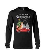 Wonderful Christmas with Truck - Shiba Inu Long Sleeve Tee thumbnail