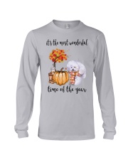 The Most Wonderful Time - Bichon Frise Long Sleeve Tee thumbnail
