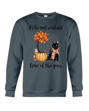 The Most Wonderful Time - Black Cat Crewneck Sweatshirt thumbnail
