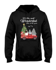 Wonderful Christmas with Truck - Pug Hooded Sweatshirt thumbnail