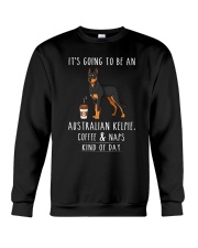 Australian Kelpie Coffee and Naps Crewneck Sweatshirt thumbnail