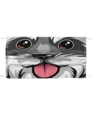 Cannot Survive Alone - Schnauzer Cloth face mask thumbnail