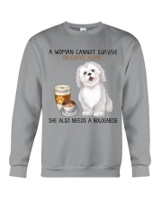 Coffee and Bolognese Dog 2 Crewneck Sweatshirt thumbnail