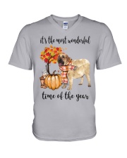 The Most Wonderful Time - Spanish Mastiff V-Neck T-Shirt thumbnail