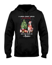 Christmas Wine and Aussie Hooded Sweatshirt thumbnail