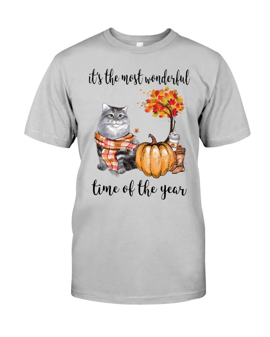 The Most Wonderful Time With Cat Classic T-Shirt