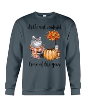 The Most Wonderful Time With Cat Crewneck Sweatshirt thumbnail
