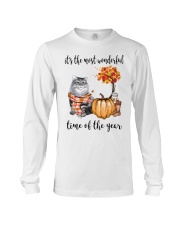 The Most Wonderful Time With Cat Long Sleeve Tee thumbnail
