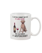 Wine and Weimaraner 2 Mug thumbnail