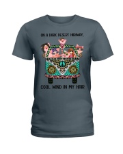 On A Dark Desert Highway - Pigs Ladies T-Shirt thumbnail