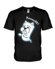Westie - Boooork V-Neck T-Shirt thumbnail