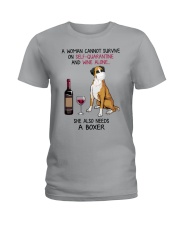 Cannot Survive Alone - Boxer Ladies T-Shirt thumbnail