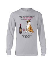 Cannot Survive Alone - Boxer Long Sleeve Tee thumbnail