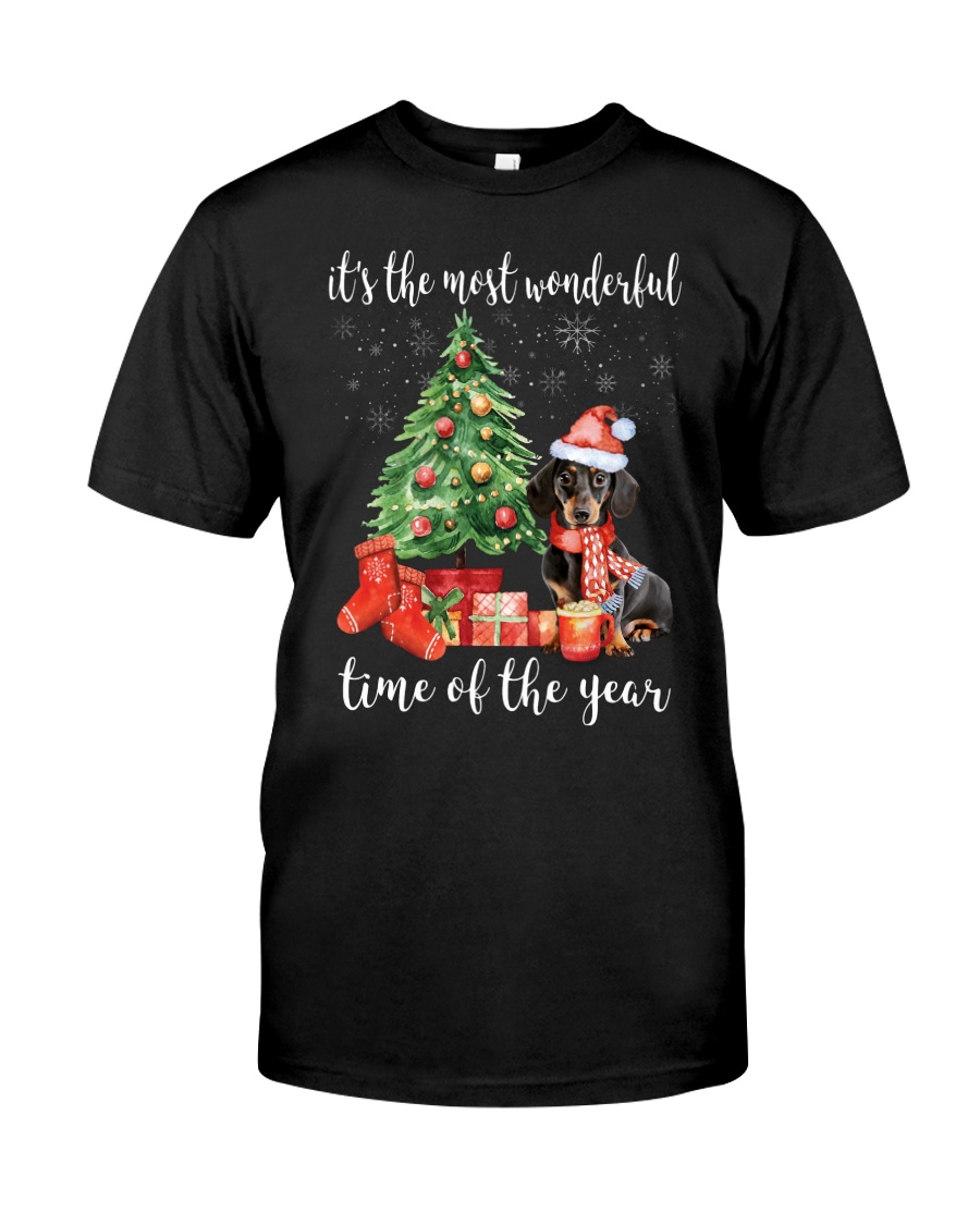 The Most Wonderful Xmas - Dachshund Classic T-Shirt