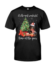 The Most Wonderful Xmas - Dachshund Classic T-Shirt front