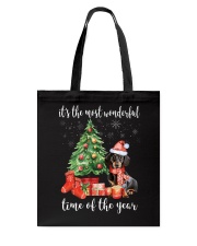 The Most Wonderful Xmas - Dachshund Tote Bag thumbnail