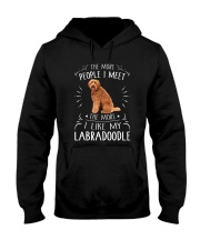 The More I Like My Labradoodle Hooded Sweatshirt thumbnail