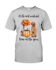 The Most Wonderful Time - Vizsla Classic T-Shirt front