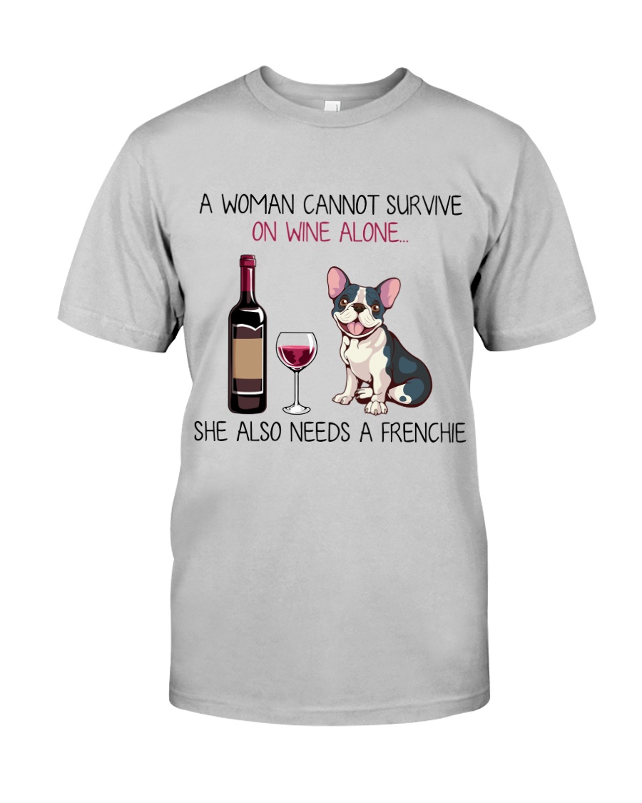 Wine and Frenchie 2 Classic T-Shirt