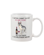 Wine and Czechoslovakian Wolfdog 2 Mug thumbnail