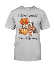 The Most Wonderful Time - Bearded Collie Classic T-Shirt front