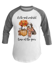The Most Wonderful Time - Bearded Collie Baseball Tee thumbnail