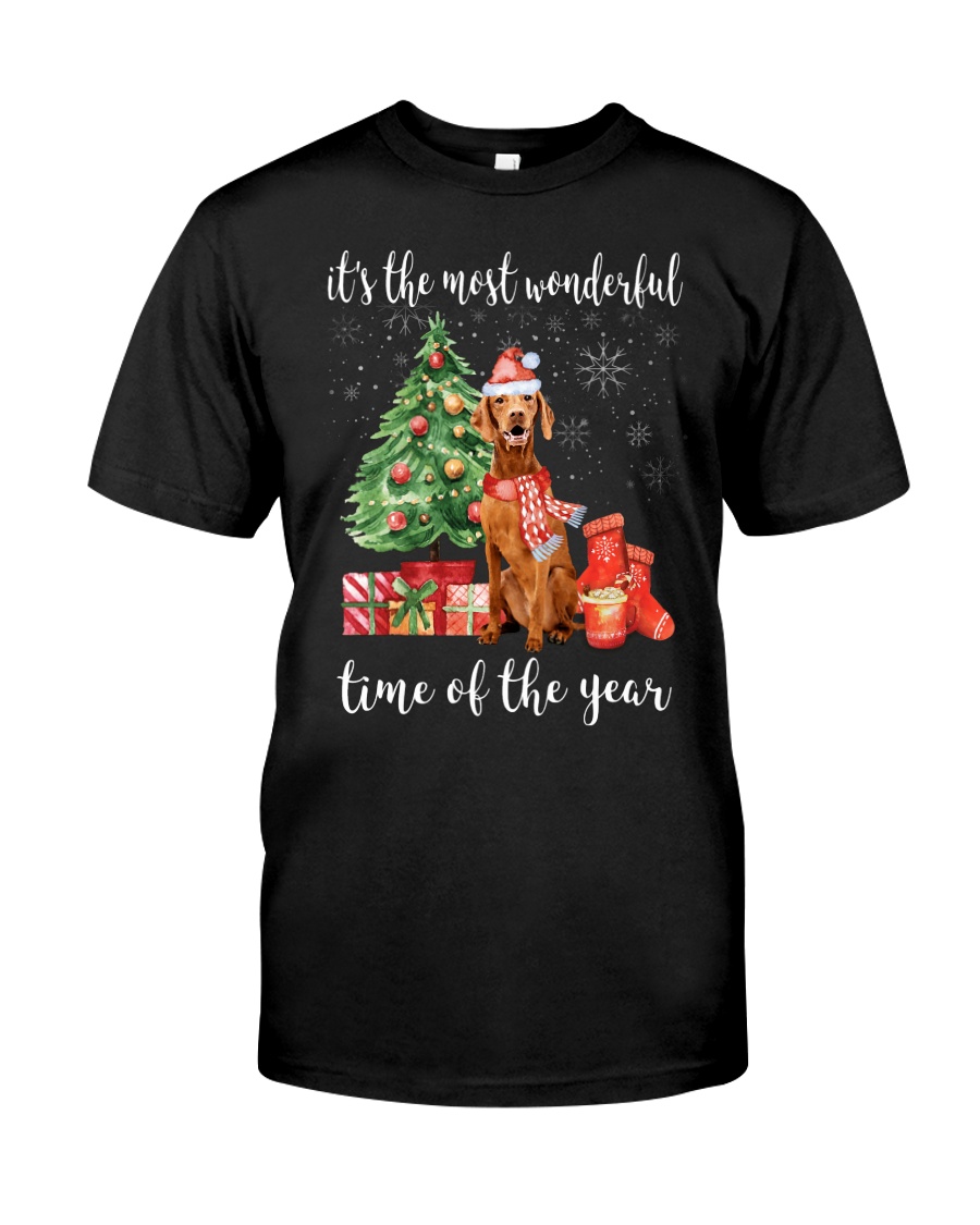 The Most Wonderful Xmas - Vizsla Classic T-Shirt