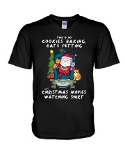 This Is My Christmas Shirt - Cats V-Neck T-Shirt thumbnail