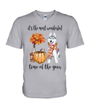 The Most Wonderful Time - Husky V-Neck T-Shirt thumbnail
