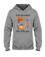 The Most Wonderful Time - Greyhound Hooded Sweatshirt thumbnail