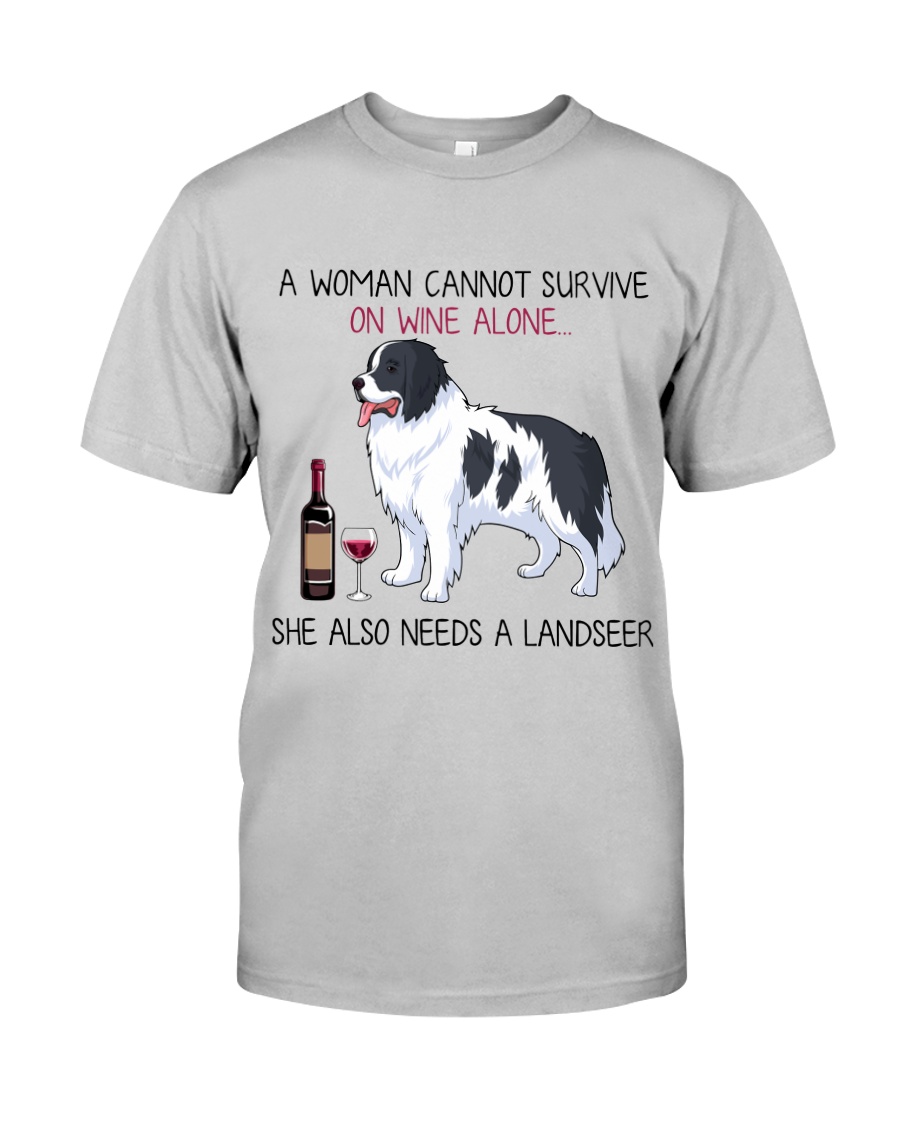Wine and Landseer 2 Classic T-Shirt