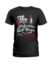 Staffordshire Bull Terrier - Therapy is expensive Ladies T-Shirt thumbnail