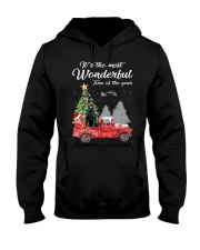 Wonderful Christmas with Truck - Doberman Pinscher Hooded Sweatshirt thumbnail