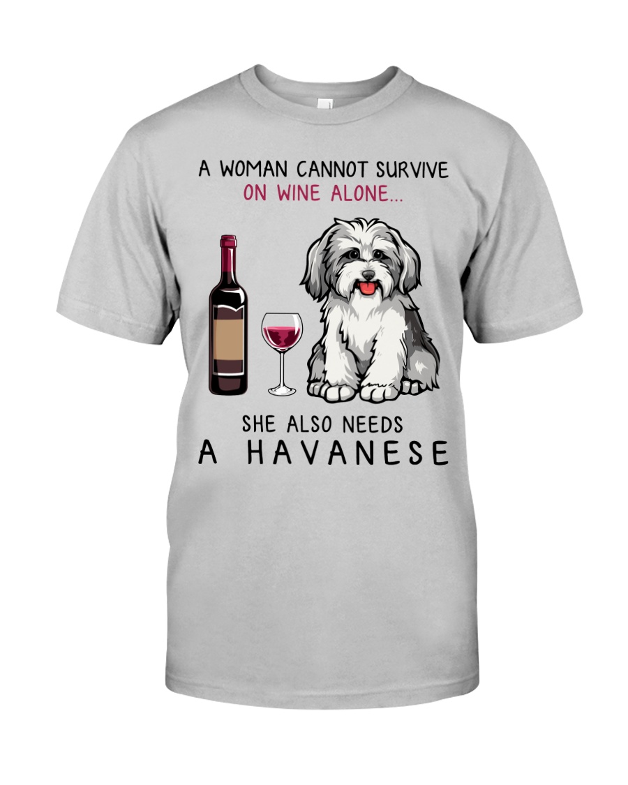 Wine and Havanese 2 Classic T-Shirt