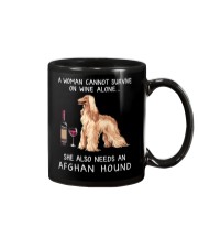 Wine and Afghan Hound Mug thumbnail