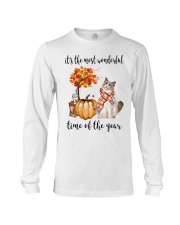The Most Wonderful Time - Ragdoll Cat Long Sleeve Tee thumbnail