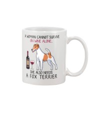 Wine and Fox Terrier 2 Mug thumbnail