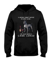 Wine and Cane Corso 3 Hooded Sweatshirt thumbnail