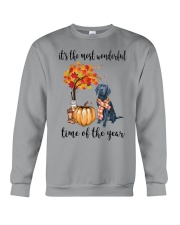 The Most Wonderful Time - Black Labrador Crewneck Sweatshirt thumbnail