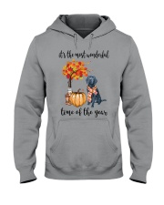 The Most Wonderful Time - Black Labrador Hooded Sweatshirt thumbnail
